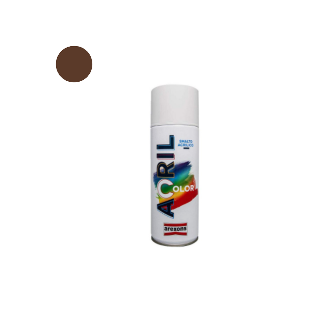 Arexons Vernice Spray Acrilcolor Marrone Noce RAL 8011 – 400 ml