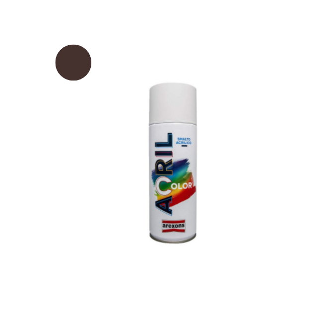 Arexons Vernice Spray Acrilcolor Marrone Scuro RAL 8017 – 400 ml