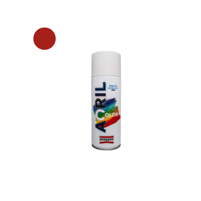 Arexons Vernice Spray Acrilcolor Rosso Segnale RAL 3001 – 400 ml
