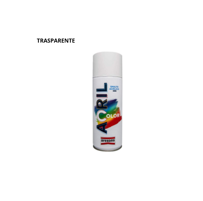 Arexons Vernice Spray Acrilcolor Trasparente Opaco – 400 ml