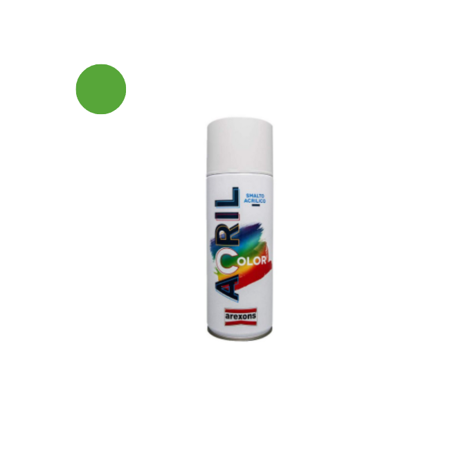 Arexons Vernice Spray Acrilcolor Verde Giallo RAL 6018 – 400 ml