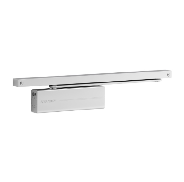 Assa Abloy CHIUDIPORTA AEREO BRACCIO A SLITTA Art. DC175 porte mm. 950_1100 Argento