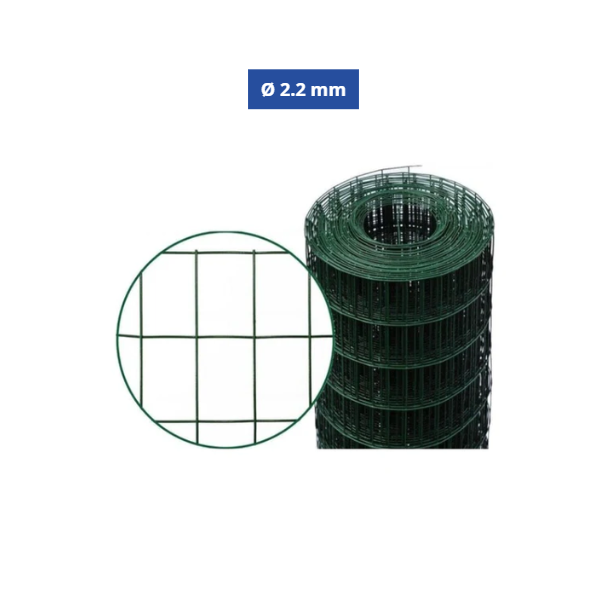 Confine Rete Elet/Plast 50x75 – 25 m – H 125 cm – Filo Ø 2.2 mm