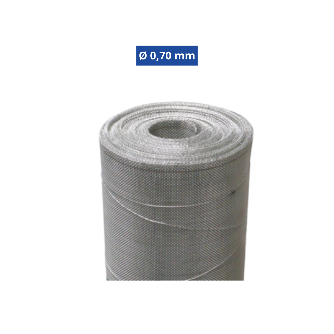 Confine Tela Quadra 2x2 mm Ø 0,70 mm H 100 cm – 12 m