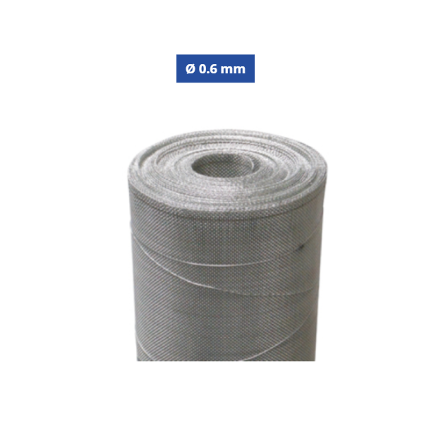 Confine Tela Quadra Maglia 1x1 mm Ø 0.6 mm H 80 cm – 12 m