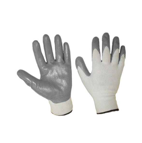 Guanti in nitrile foam grigio TG 6