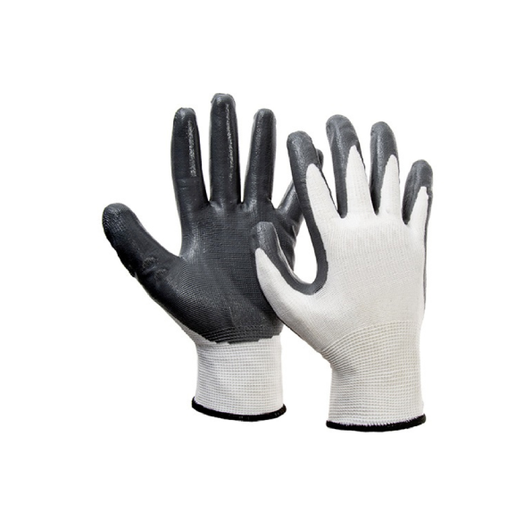 Guanti in nitrile foam grigio TG 7