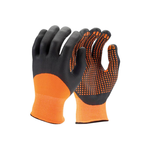 Guanti in nitrile puntinato TG 11