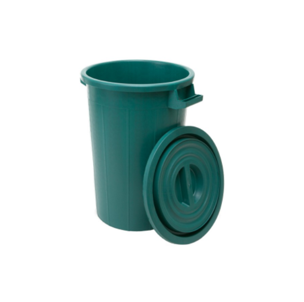 ICS BIDONE PER IMMONDIZIA SOVRAPPONIBILE Col. Verde lt.100