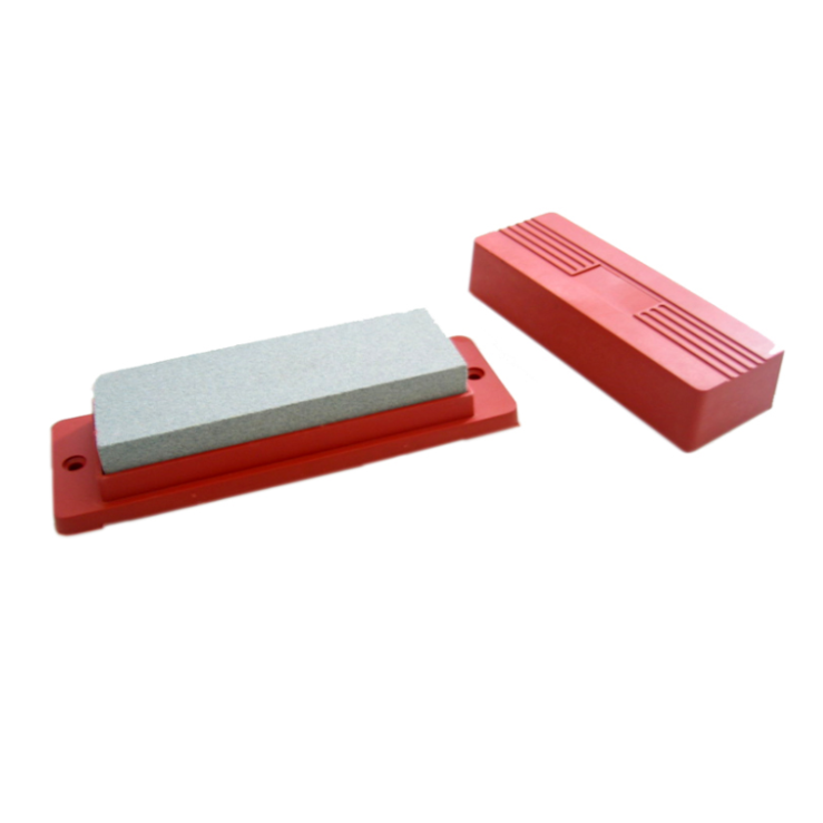 Set Pietra Affila Lame 150x50x25 mm Manuale o Fissaggio Banco