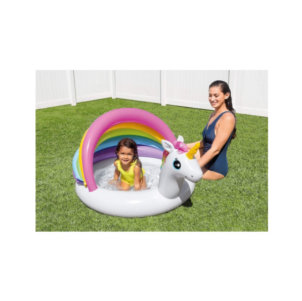Intex PISCINA GONFIABILE BABY UNICORNO cm. 127_102_69 lt. 45