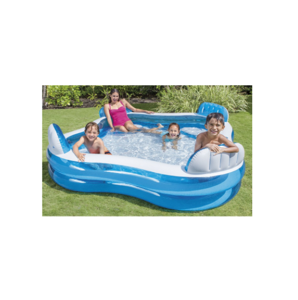 Intex PISCINA QUADRATA FAMILY cm. 229_229_66 h lt. 990