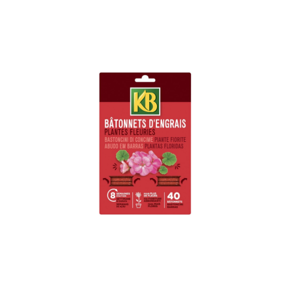 KB CONCIME BASTONCINI FERTILIZZANTI PIANTE FIORITE pz. 40