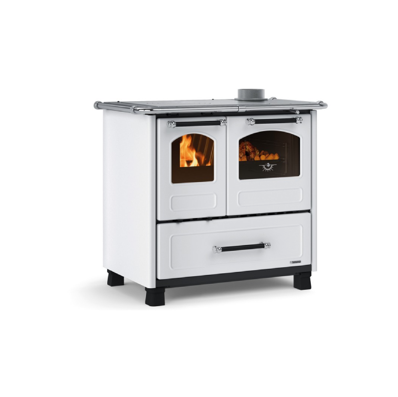 La Nordica Cucina a Legna FAMILY 4,5 – Colore Bianco