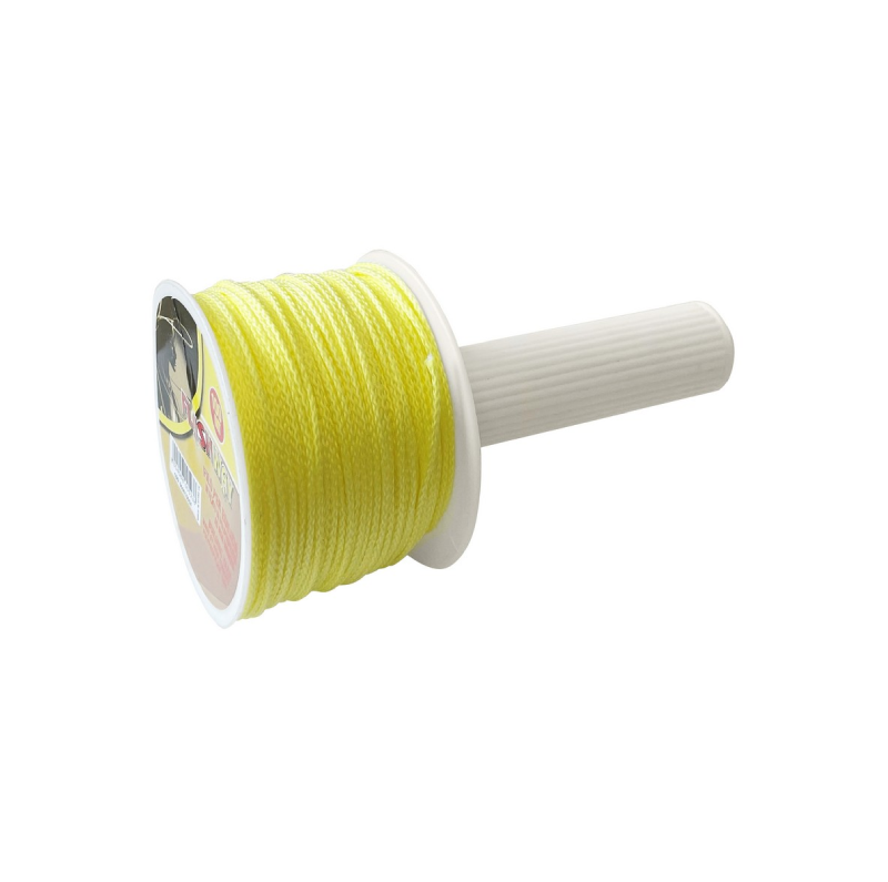 Lenza per Muratore con Manico Girevole 100 m Giallo Fluorescente
