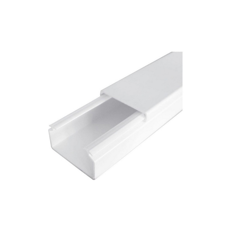 Minicanalina Passacavi IP40 – mm. 30x10 – 2 m – Bianco