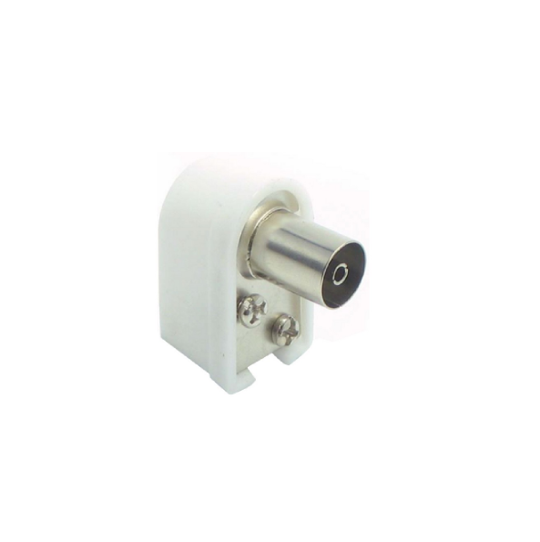 PRESA COASSIALE TV A SQUADRA Ø mm. 9,52