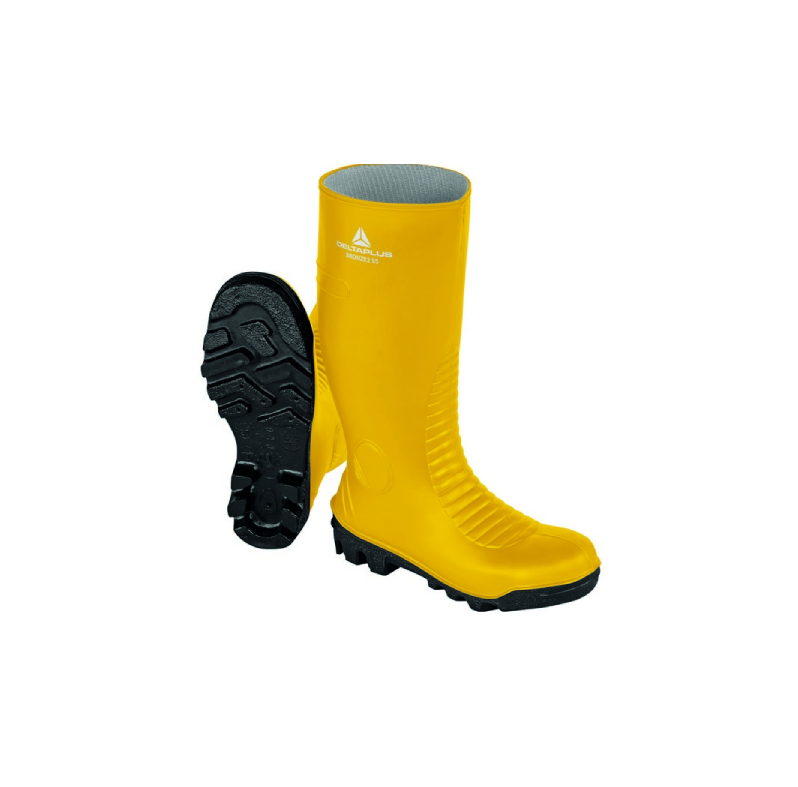 Stivali Antinfortunistica in PVC Ginocchio Bronze2 S5 SRA - Giallo - Misura 39