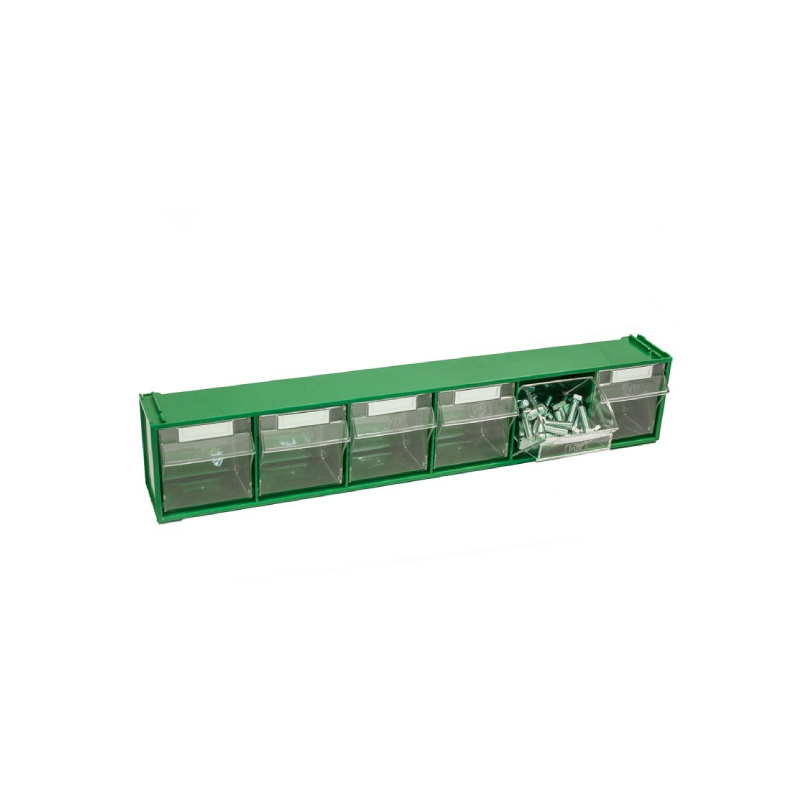 Vipa Cassettiera Componibile FOX 102 Verde – 6 Cassetti