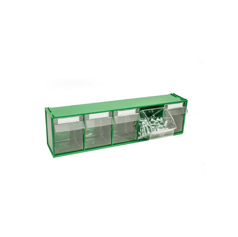 Vipa Cassettiera Componibile FOX 103 Verde – 5 Cassetti