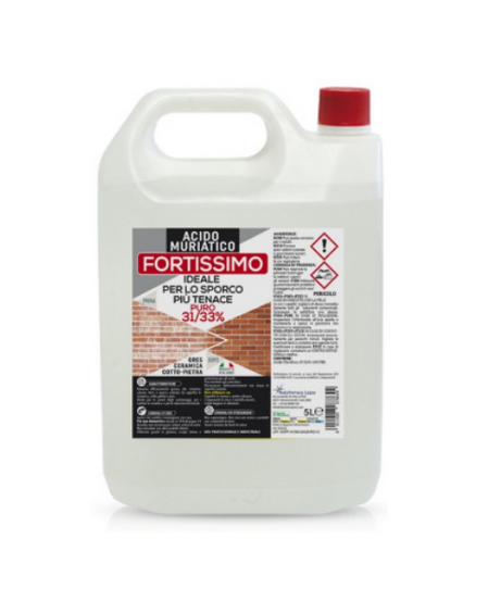 ACIDO CLORIDRICO MURIATICO 33% lt. 5
