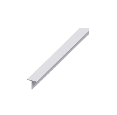 Alfer PROFILO A T ALLUMINIO Argento Satinato mm. 20_20_1,5 mt. 1