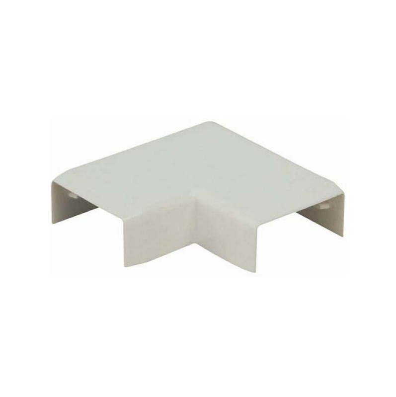 Angolo Piano per Minicanalina IP40 – mm. 22x10 – Bianco