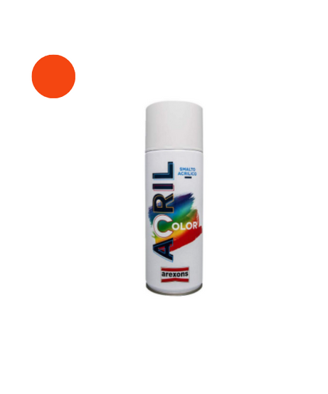 Arexons Vernice Spray Acrilcolor Arancio Puro RAL 2004 – 400 ml
