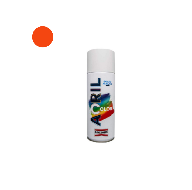 Arexons Vernice Spray Acrilcolor Arancio Puro RAL 2004 – 400 ml