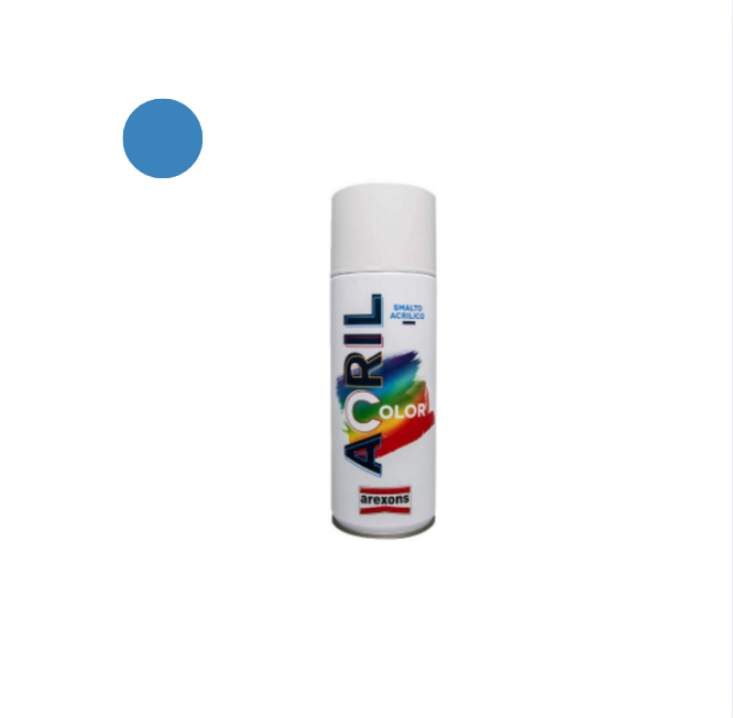 Arexons Vernice Spray Acrilcolor Blu Chiaro RAL 5012 – 400 ml