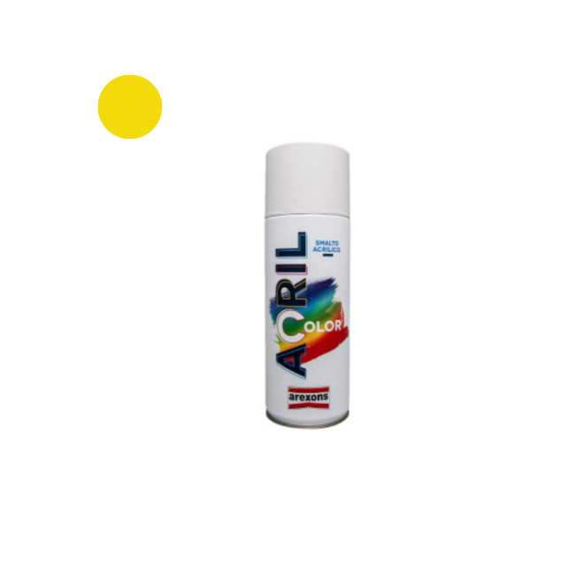 Arexons Vernice Spray Acrilcolor Giallo Cadmio RAL 1021 – 400 ml