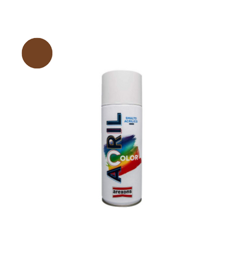 Arexons Vernice Spray Acrilcolor Marrone Chiaro RAL 8003 – 400 ml