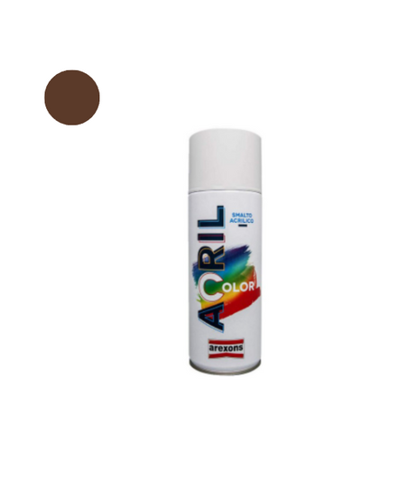 Arexons Vernice Spray Acrilcolor Marrone Noce RAL 8011 – 400 ml