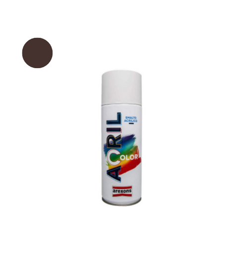 Arexons Vernice Spray Acrilcolor Marrone Scuro RAL 8017 – 400 ml