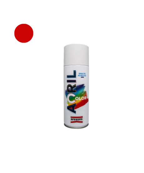 Arexons Vernice Spray Acrilcolor Rosso Traffico RAL 3020 – 400 ml