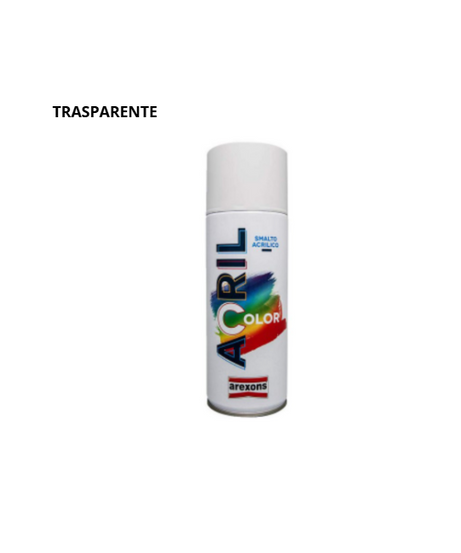 Arexons Vernice Spray Acrilcolor Trasparente Lucido – 400 ml