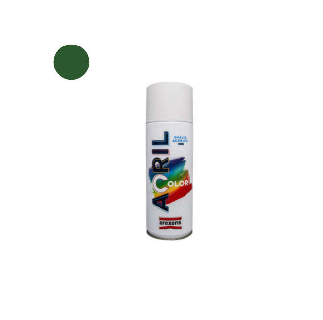 Arexons Vernice Spray Acrilcolor Verde Foglia RAL 6002 – 400 ml