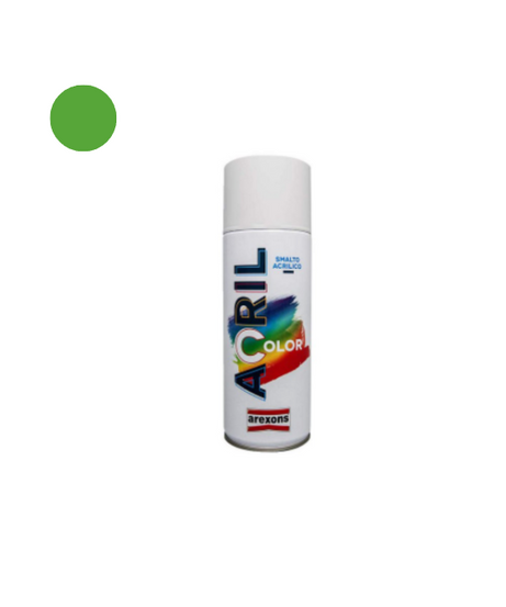 Arexons Vernice Spray Acrilcolor Verde Giallo RAL 6018 – 400 ml