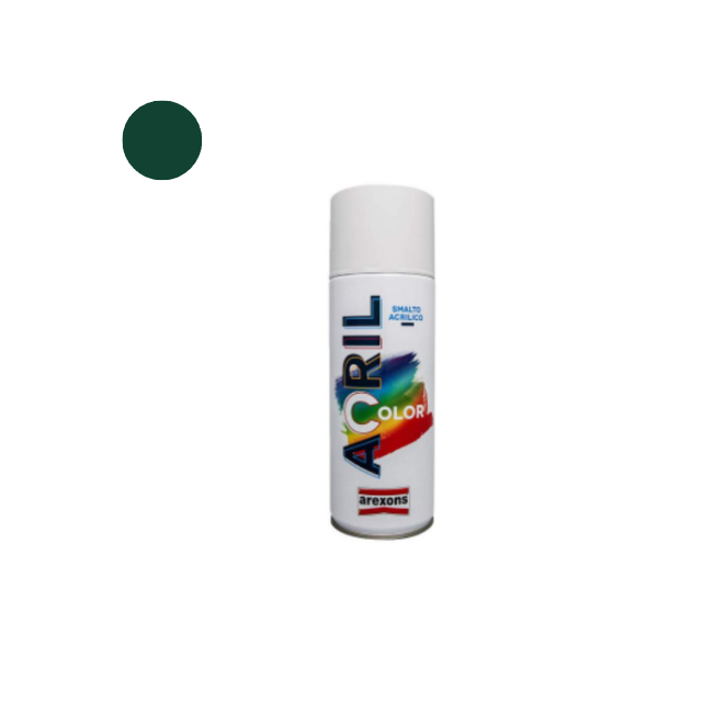 Arexons Vernice Spray Acrilcolor Verde Muschio RAL 6005 – 400 ml