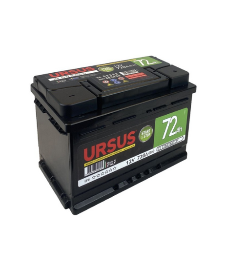 Batteria Avviamento Auto Ursus Start & Stop 72 Ah – 12V