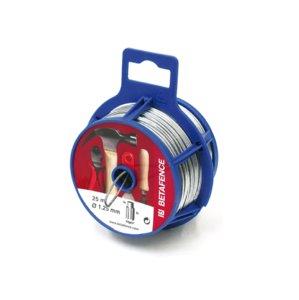 Betafence FILO IN BOBINA PLASTIFICATO BRICO Rt da mt.50 Ø filo mm.1,25