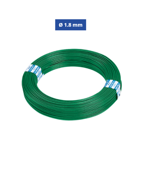 Betafence Filo di Legatura Reti Plastificato Ø 1.8 mm - Rotolo da 100 m