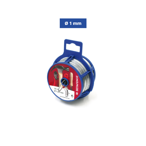 Betafence Filo in Bobina Zincato Brico Ø 1 mm - Rotolino da 50 m