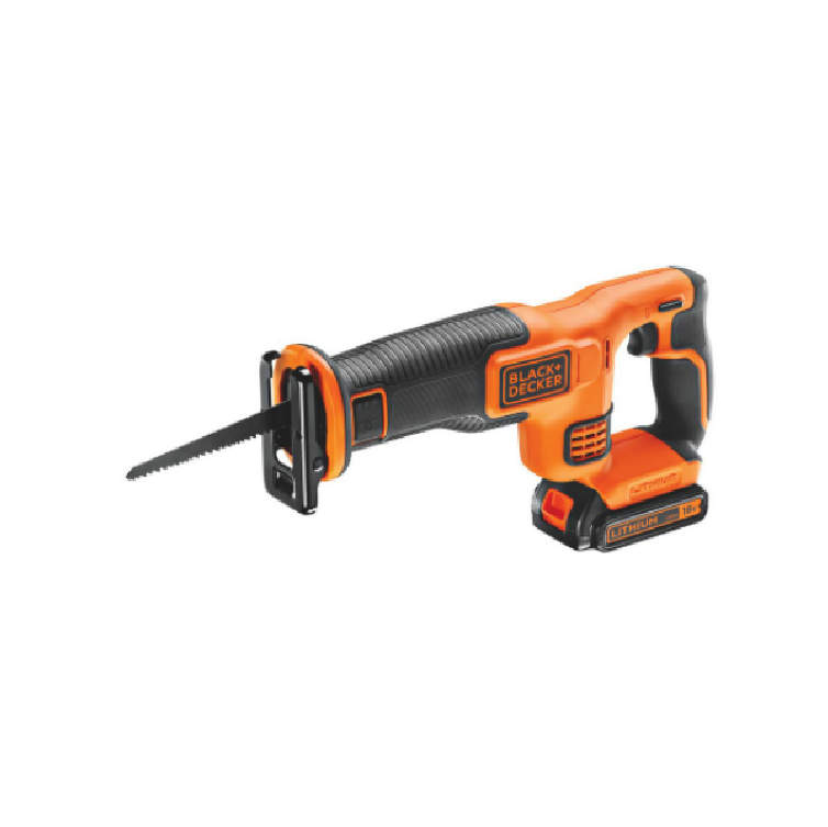 Black+Decker SEGA UNIVERSALE A BATTERIA BDCR18-QW 18V 1 batteria 1,5 Ah