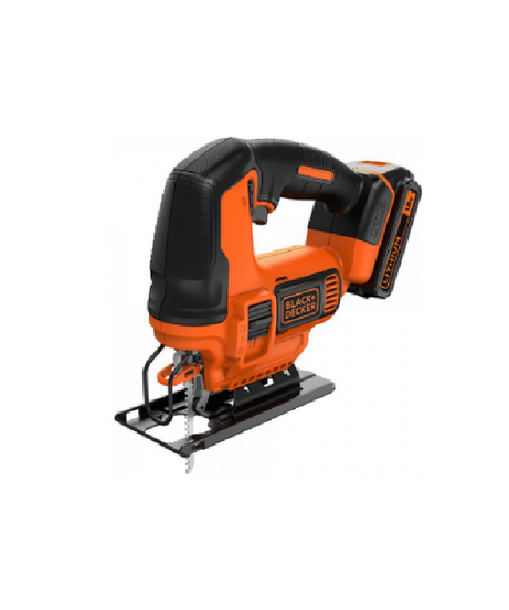 Black+Decker SEGHETTO ALTERNATIVO A BATTERIA BDCJS18-QW 18V 1 batteria 2,0 Ah