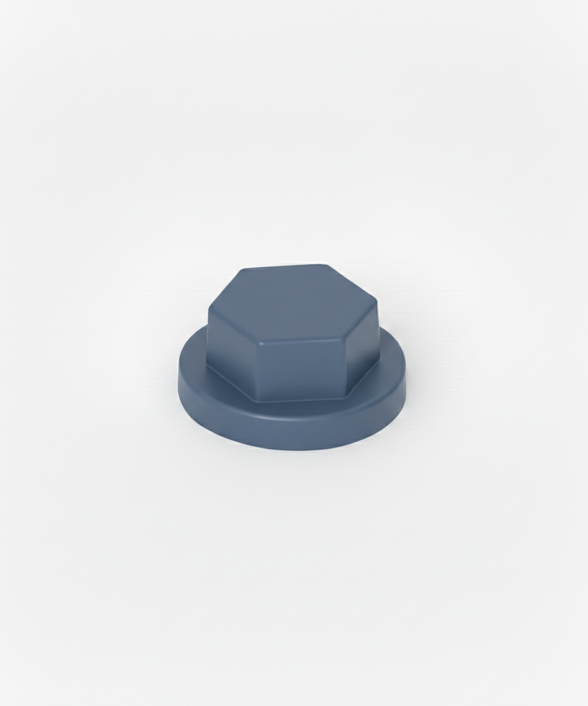 Cappuccio HDPE Colorato per Viti TER Chiave 10 RAL 5014 Blu Colomba