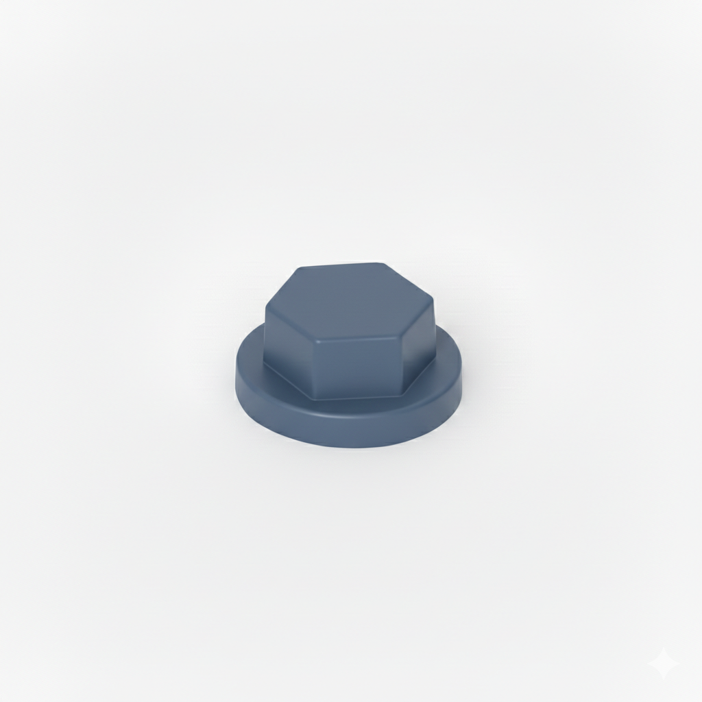 Cappuccio HDPE Colorato per Viti TER Chiave 10 RAL 5014 Blu Colomba