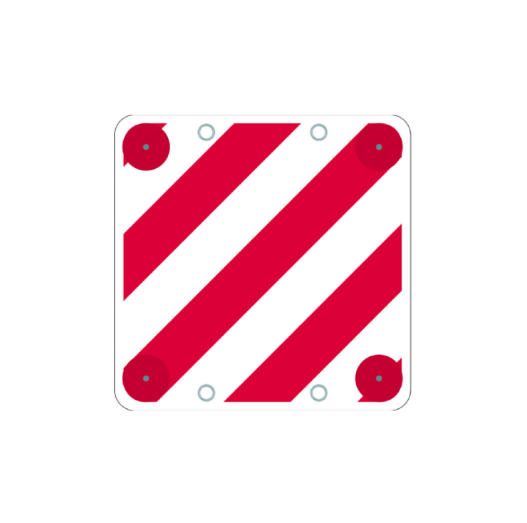Cartello Segnaletico Carichi Sporgenti Non Omologato 50x50 cm – In Polionda

