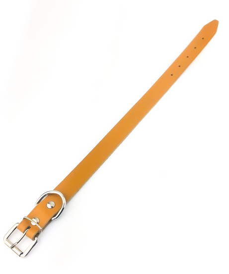 Collare in cuoio Buffalo sfoderato conciato al cromo 25×510 mm