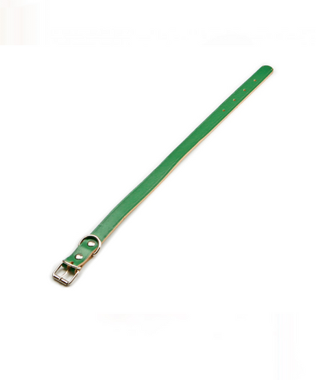 Collare in cuoio colorato sfoderato 12×330 mm